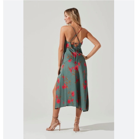 ASTR Gia midi floral slip dress - Picture 2 of 11